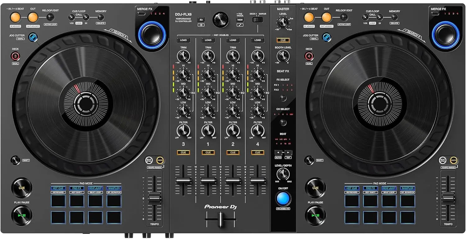 Pioneer DDJ-FLX6-GT Goodear Entertainment — Creating Unforgettable Moments.